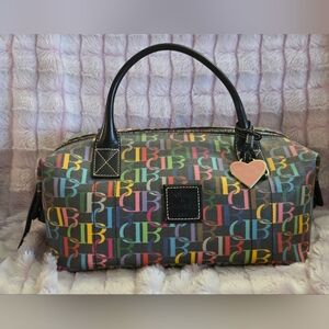 Dooney & Bourke Colorful Logo Satchel Bag